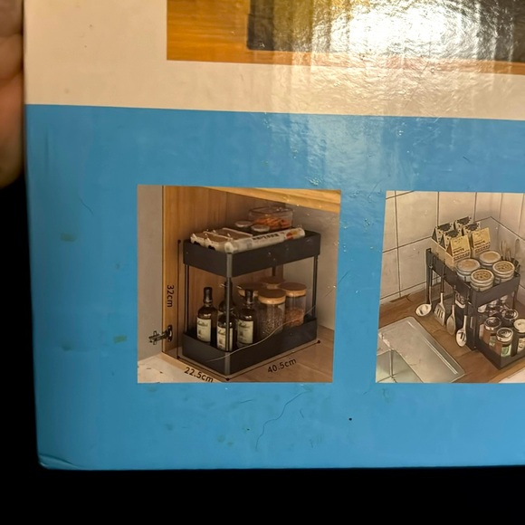 Black Storage Rack - Picture 4 of 6